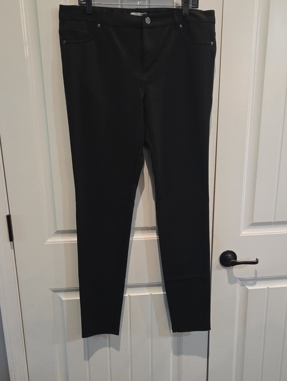 New York & Company Black Stretch Dress Pants 14 TALL